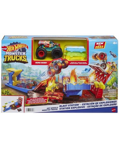 Игрален комплект Hot Wheels Monster Trucks - Експлозията - 2