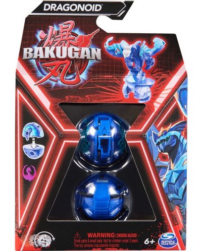 Игрален комплект Bakugan - Dragonoid, син - 1