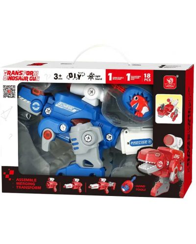 Игрален комплект Felyx Toys - Трансформиращ се динозавър оръжие - 1
