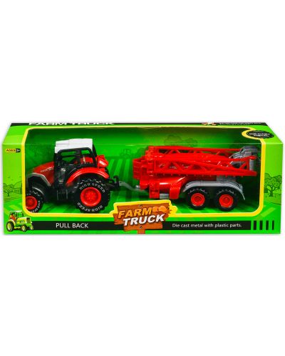 Детска играчка - Трактор, червен - 1