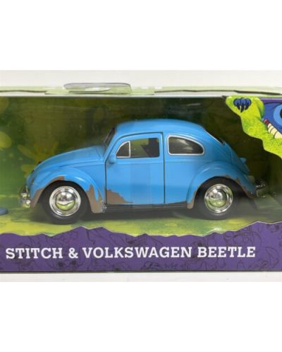 Игрален комплект Jada Toys Disney - Lilo and Stitch, Кола 1959 VW Beetle, 1:32 - 2