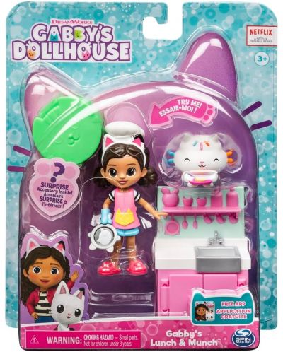 Игрален комплект Gabby's Dollhouse - Кухнята на Габи - 1