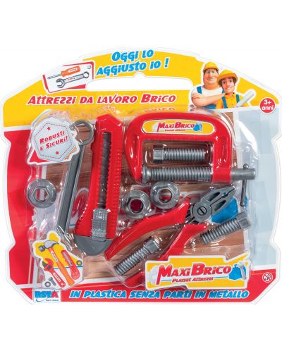 Игрален комплект RS Toys - Инструменти, Maxi Brico, асортимент - 2