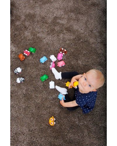 Играчка Viking Toys - Бебе животинка на колела, 7 cm, асортимент - 2