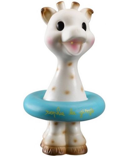 Играчка за баня Sophie la Girafe - Жирафчето Софи, със син пояс
