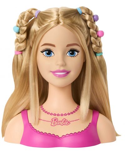 Игрален комплект Barbie - Манекен за прически с аксесоари - 3