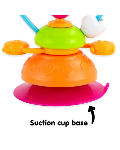 Играчка за стол за хранене Lamaze - Забавните балончета - 4