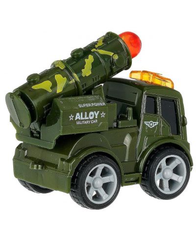 Игрален комплект GT - Инерционни военни камиони, 4 броя - 3