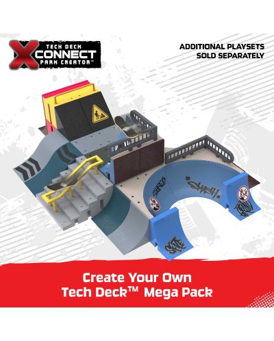 Игрален комплект Tech Deck - Daewon Mega Bowl, X Connect - 8