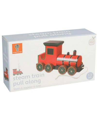 Играчка за дърпане Orange Tree Toys - Парен влак - 3