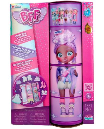 Игрален комплект IMC Toys BFF - Кукла Фийби, с гардероб и аксесоари - 2