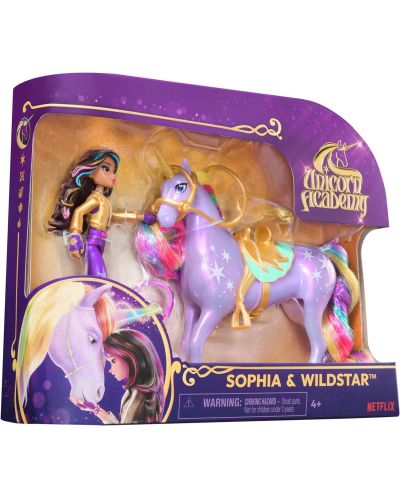 Игрален комплект Spin Master Unicorn Academy - Sophia & Wildstar - 2