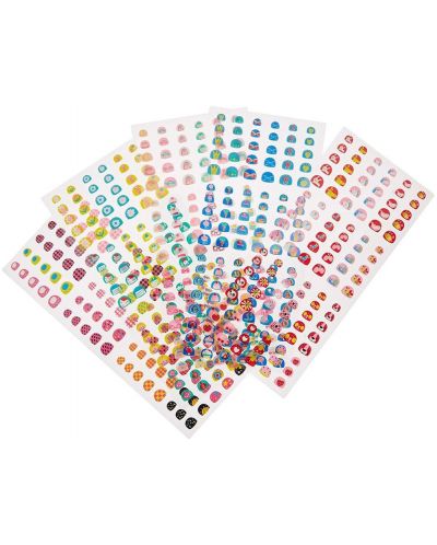 Игрален комплект Jarmelo - Перфектен маникюр, с 540 стикери за нокти - 3