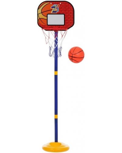 Игрален комплект GT - Баскетболен кош с топка, до 108 cm - 1