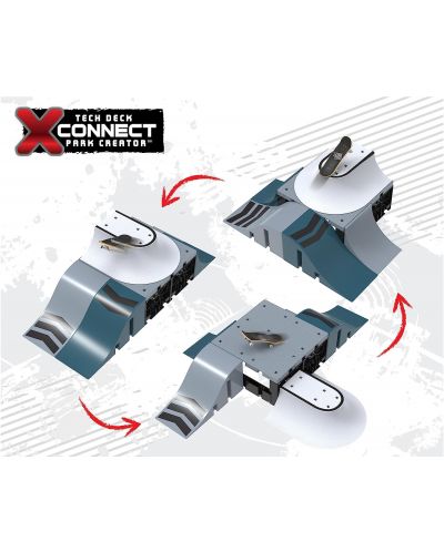 Игрален комплект Tech Deck - X-Connect рампа със скейтборд - 8