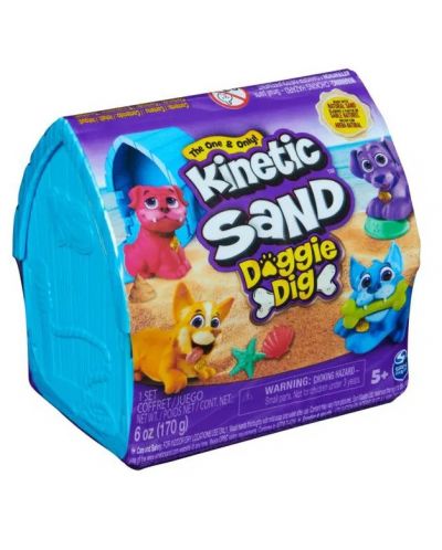 Игрален комплект Kinetic Sand - Кинетичен пясък с играчка изненада, асортимент - 1