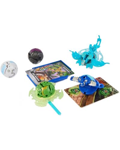 Игрален комплект Bakugan - Special Attack Ventri, Dragonoid, Titanium Bruiser, Titanium Trox, Smoke - 7