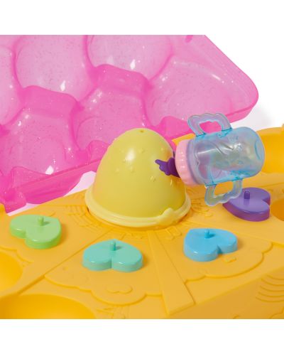 Игрален комплект Hatchimals Alive! - Кутия с яйца и фигурки, жълто/розово - 3