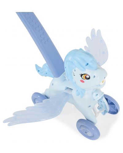 Играчка за сапунени балони Moni Toys - Пони, Blue Wings - 6