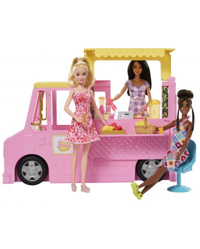 Игрален комплект Barbie - Камион за лимонада - 6