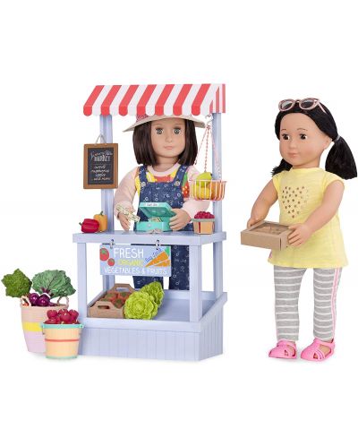 Комплект за кукли Our Generation - Фермерски магазин - 2