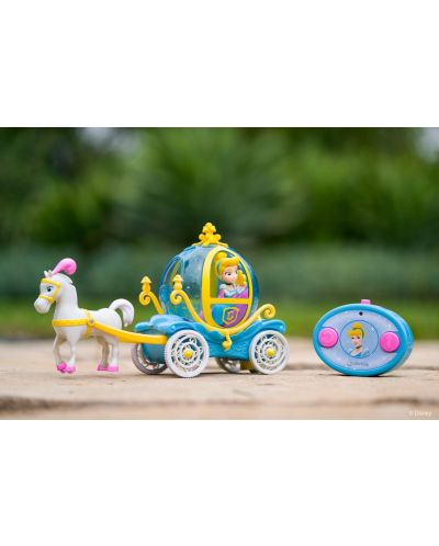 Играчка с дистанционно управление Jada Toys Disney Princess - Каляската на Пепеляшка - 6