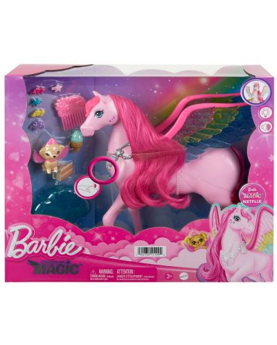 Игрален комплект Barbie - Пегас, с аксесоари - 1
