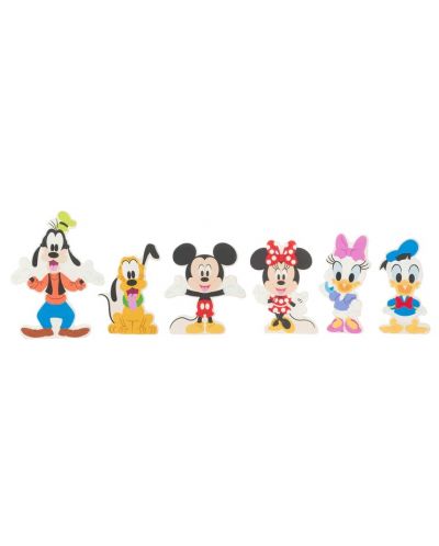 Игрален комплект Orange Tree Toys - Дървени фигури Disney 100, Мики и приятели - 4