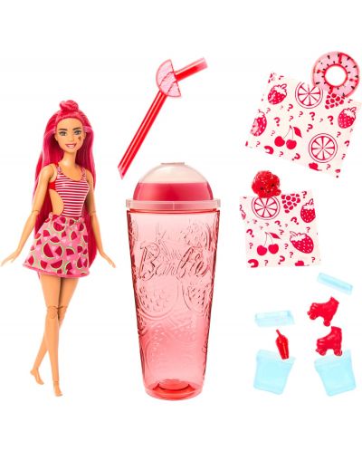 Игрален комплект Barbie Pop Reveal - Кукла с изненади, Диня - 2