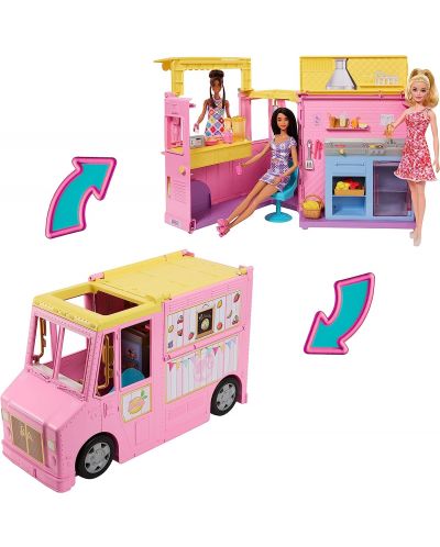 Игрален комплект Barbie - Камион за лимонада - 3