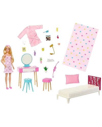 Игрален комплект Barbie - Спалнята на Барби - 5