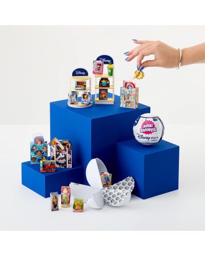 Игрален комплект Zuru Mini Brands - Топче с 5 фигури изненада Disney, асортимент - 7
