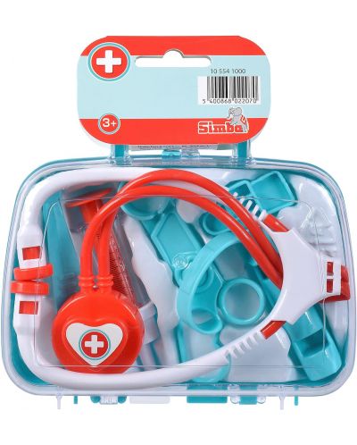 Игрален комплект Simba Toys - Докторско куфарче с инструменти, асортимент - 1