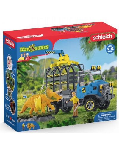 Игрален комплект Schleich Dinosaurs - Камион за динозаври - 2