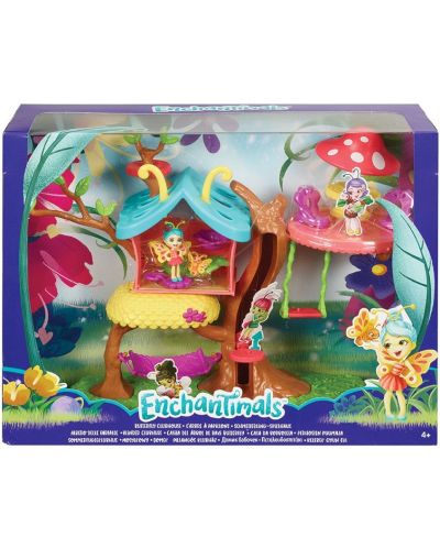 Игрален комплект Mattel Enchantimals - Къща-пеперуда - 4