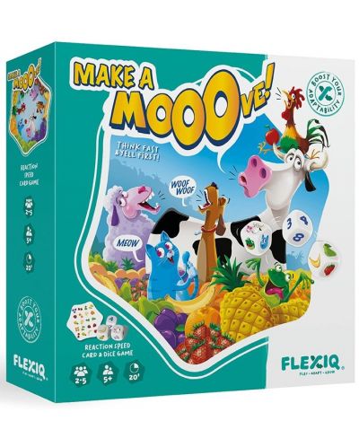 Игра с карти и зарове Flexiq - Кажи муууу - 1