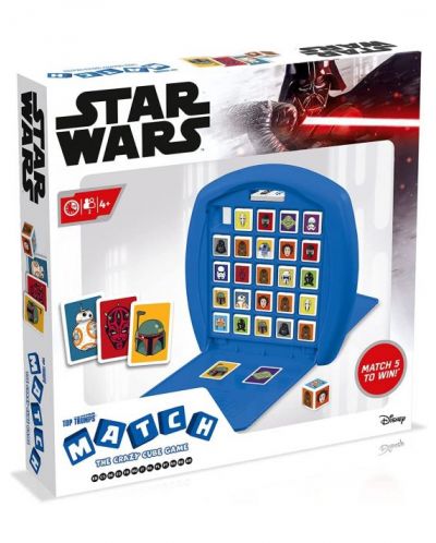 Игра с карти и кубчета Top Trumps Match - Star Wars - 1