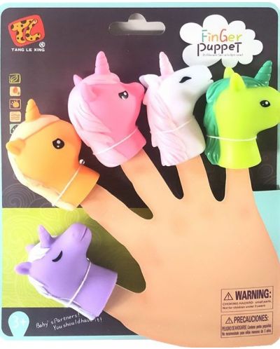 Игра за пръсти Finger Puppet - Еднорози - 1