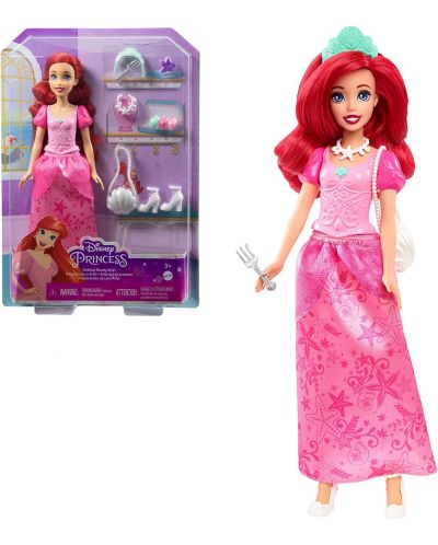 Игрален комплект Disney Princess - Кукла Ариел с аксесоари - 1