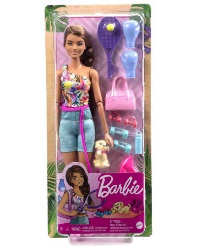 Игрален комплект Barbie Wellness - Време за спорт - 2