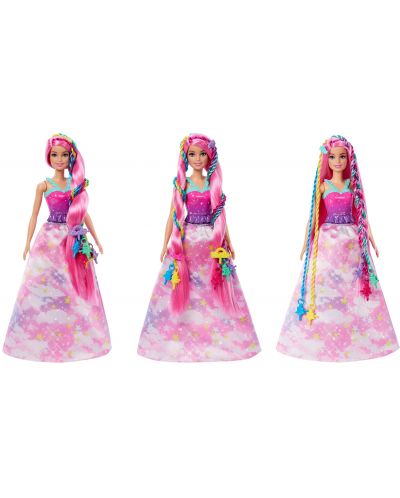 Игрален комплект Barbie Dreamtopia - Кукла с машинка за плитки - 2