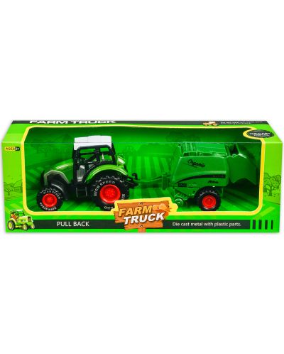 Детска играчка - Трактор, зелен - 1