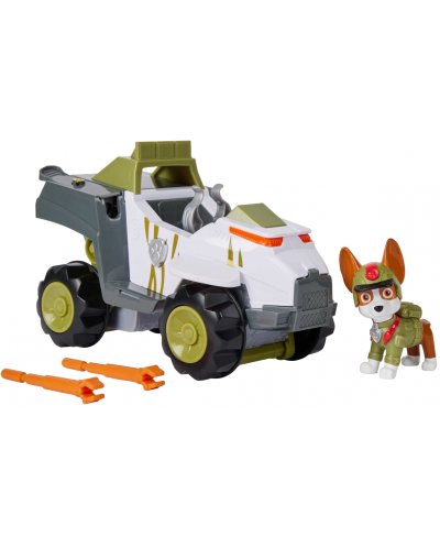 Игрален комплект Spin Master Paw Patrol Jungle Pups - Тракър с превозно средство - 2