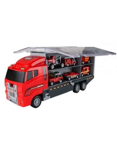 Игрален комплект GОТ - Товарен камион с 10 превозни средства - 3