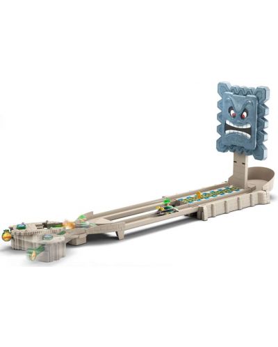 Игрален комплект Mattel Hot Wheels - Супер Марио Thwomp Ruins Track Set - 2