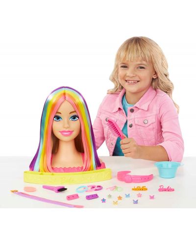 Игрален комплект Barbie Color Reveal - Манекен за прически, с аксесоари - 5