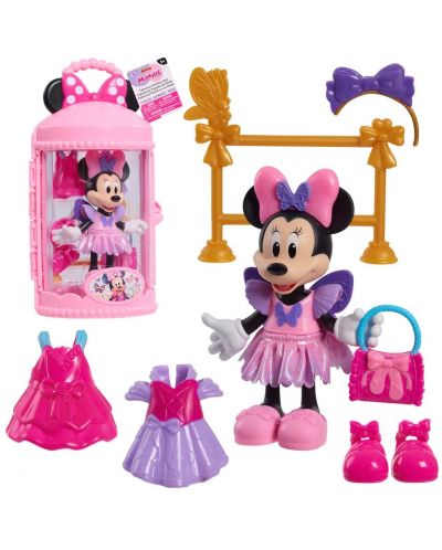 Игрален комплект Just Play Disney Minnie - Кукла с аксесоари, Блясък и очарование - 2