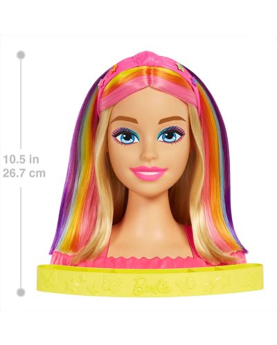 Игрален комплект Barbie Color Reveal - Манекен за прически, с аксесоари - 4