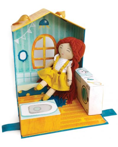 Игрален комплект Svoora - Кукла Лора с преносима къща - 8