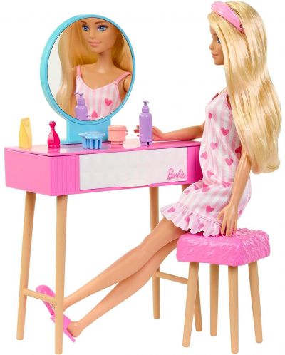 Игрален комплект Barbie - Спалнята на Барби - 3
